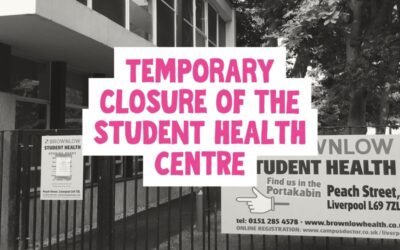 Student Health Centre closure